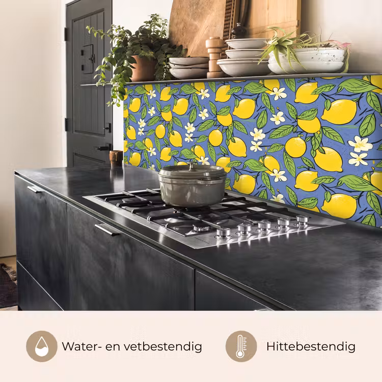Patroon - Citroen - Illustratie keuken achterwand 2 middel 871 -usp_NL