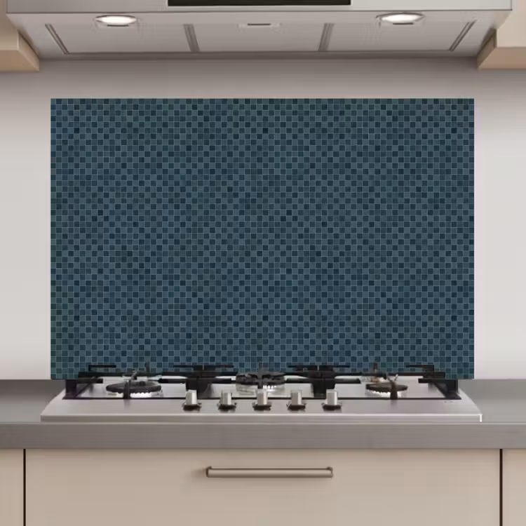 Patroon - Mozaïek - Groen keuken achterwand spatscherm klein 900 -3d_website