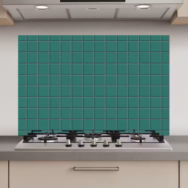Patroon - Patroon - Smaragd keuken achterwand spatscherm klein 900 -3d_website