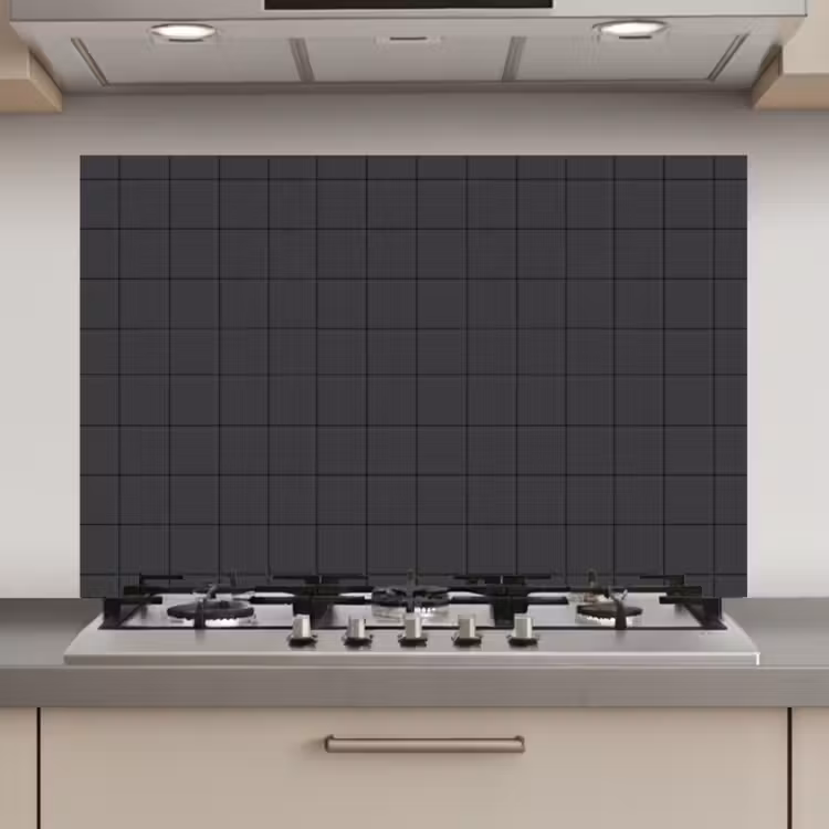 Patroon - Tegel - Antraciet keuken achterwand spatscherm klein 900 -3d_website