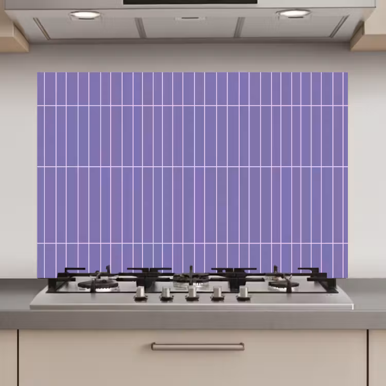 Patroon - Tegel - Lila keuken achterwand spatscherm klein 900 -3d_website