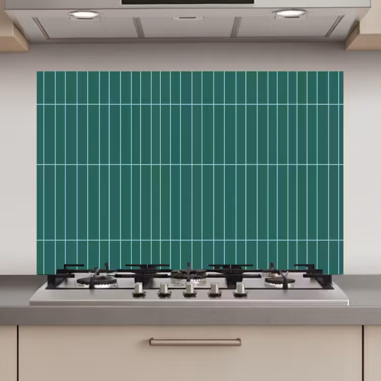 Patroon - Tegel - Saliegroen keuken achterwand spatscherm klein 900 -3d_website