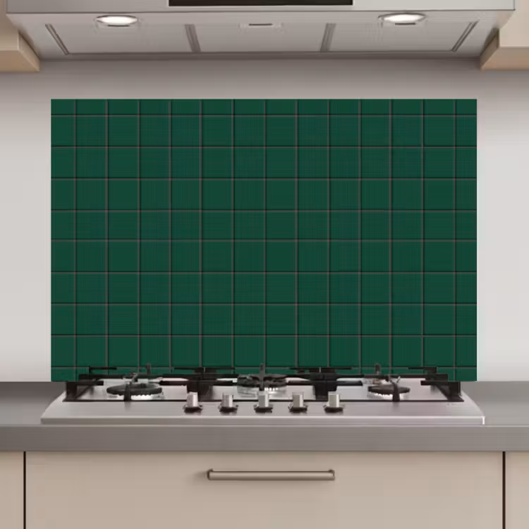 Patroon - Tegels - Dennen - Groen keuken achterwand spatscherm klein 900 -3d_website