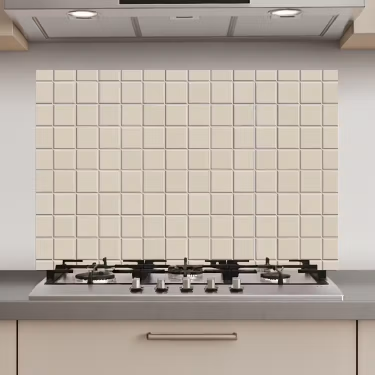 Patroon - Tegels - Taupe keuken achterwand spatscherm klein 900 -3d_website