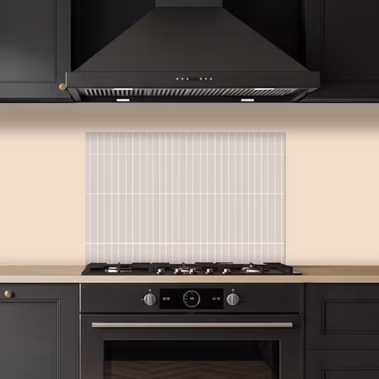 Patroon - Tegels - Zand keuken achterwand spatscherm klein 900 -sfeer1