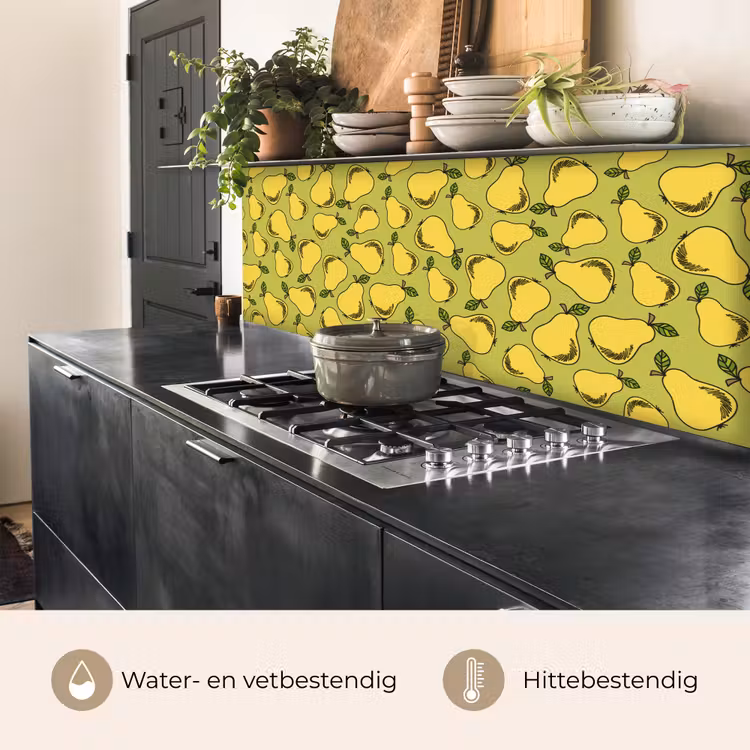 Peer - Fruit - Vintage - Patronen keuken achterwand 2 middel 871 -usp_NL