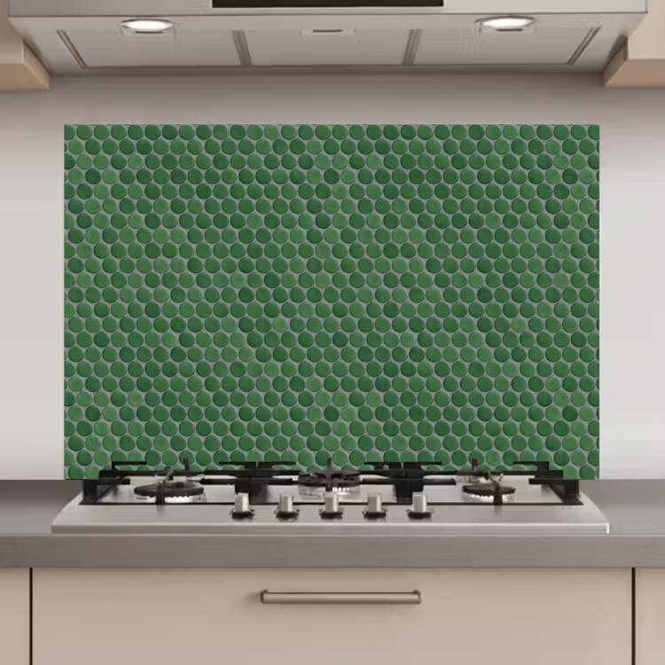 Penny - Mozaïek - Bosgroen - Green keuken achterwand spatscherm klein 900 -3d_website