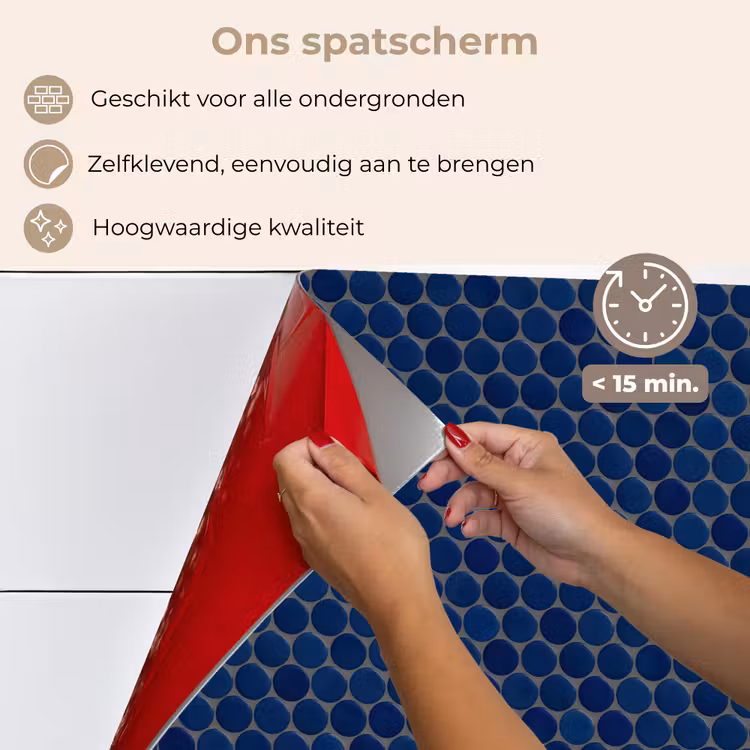 Penny - Mozaïek - Donkerblauw keuken achterwand spatscherm klein 900 -spatscherm_NL
