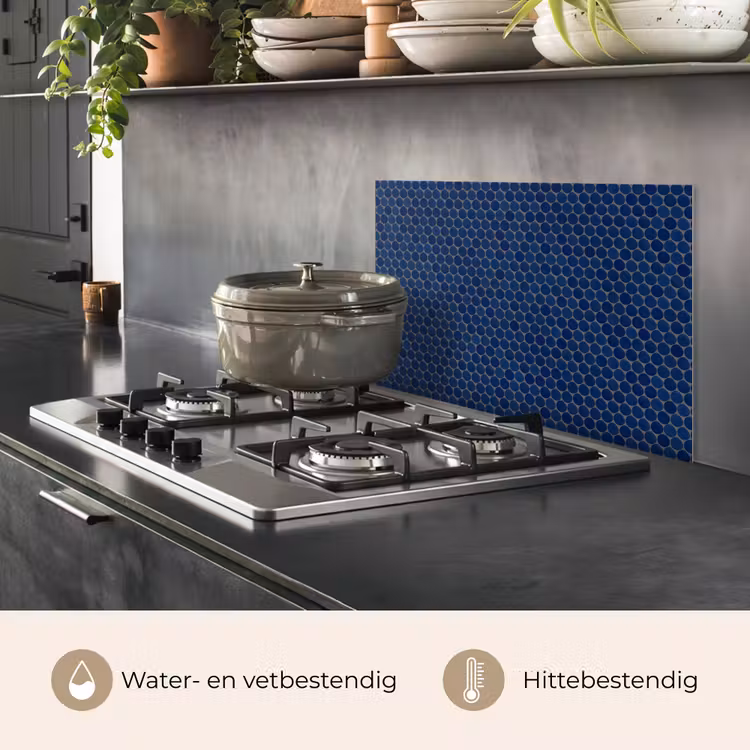 Penny - Mozaïek - Donkerblauw keuken achterwand spatscherm klein 900 -usp_NL