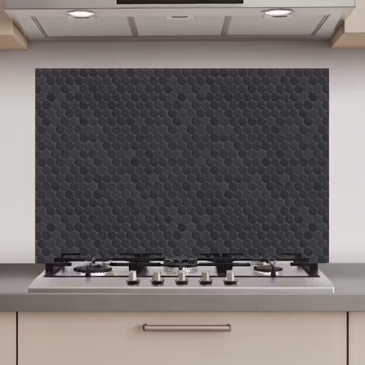 Penny - Mozaïek - Donkergrijs keuken achterwand spatscherm klein 900 -3d_website