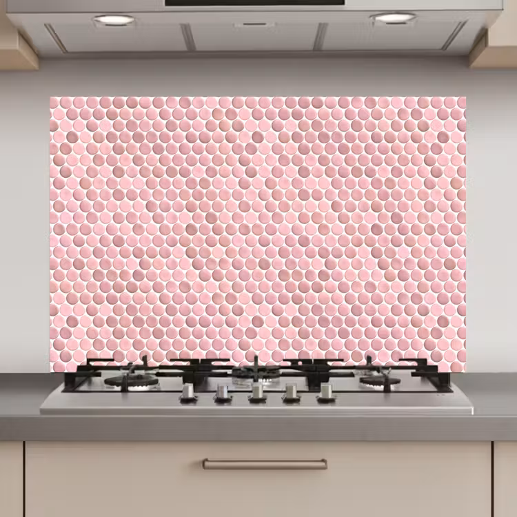 Penny - Mozaïek - Lichtroze keuken achterwand spatscherm klein 900 -3d_website