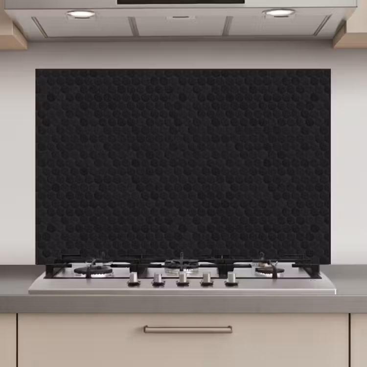 Penny - Tegel - Mat - Zwart keuken achterwand spatscherm klein 900 -3d_website