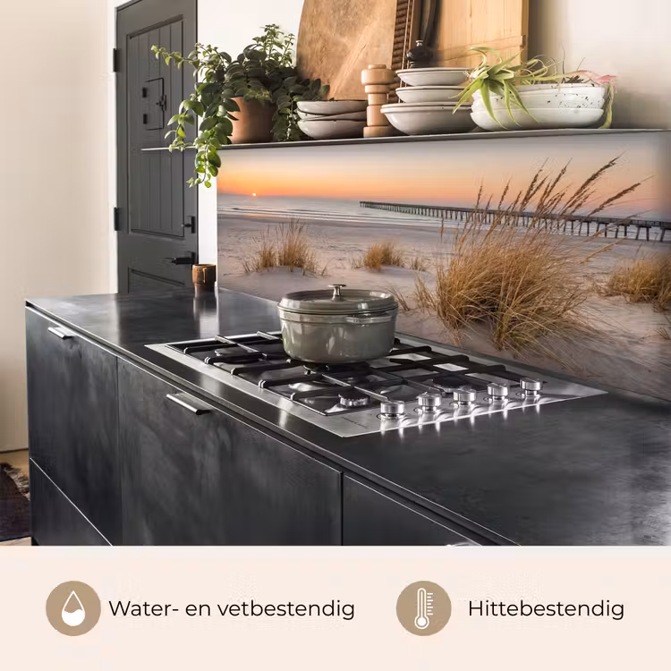 Pier - Zonsondergang - Strand keuken achterwand 2 middel -usp_NL