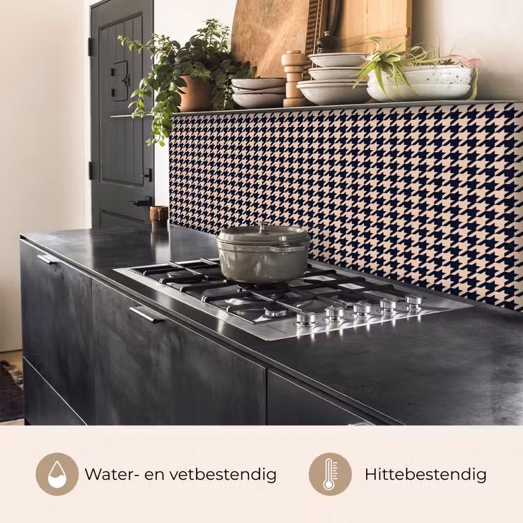 Plaid - Patroon - Ruit - Donkerblauw keuken achterwand 2 middel 871 -usp_NL