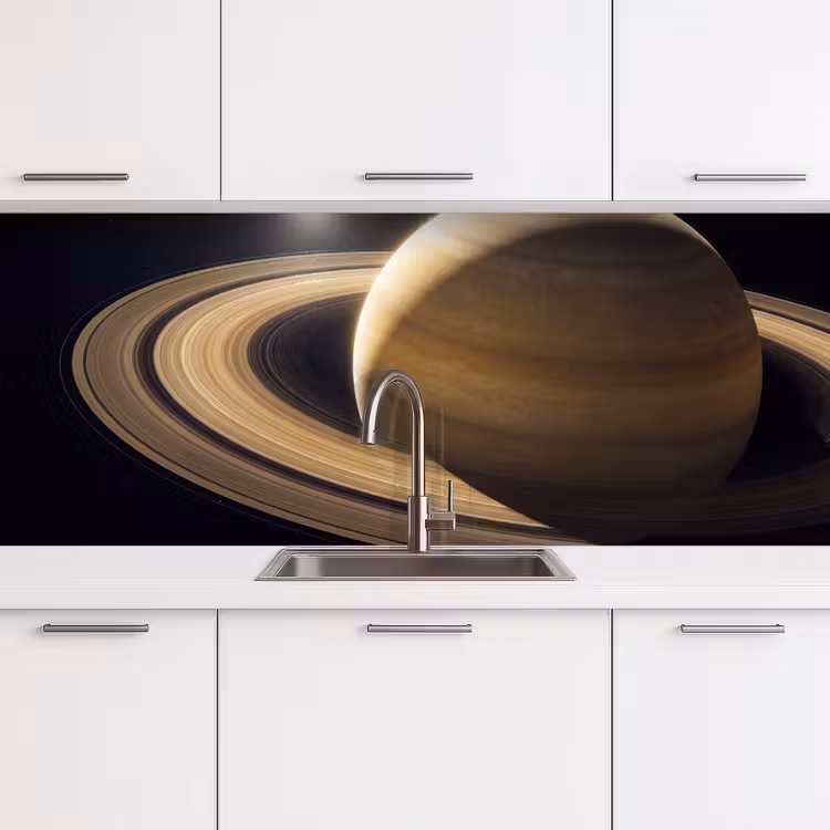 Keuken achterwand - Planeet - Ringen - Ruimte - Planeet - Ringen - Ruimte keuken achterwand 2 middel