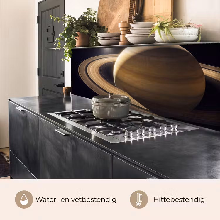 Keuken achterwand - Planeet - Ringen - Ruimte - Planeet - Ringen - Ruimte keuken achterwand 2 middel