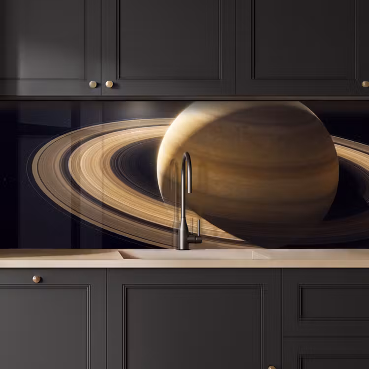 Keuken achterwand - Planeet - Ringen - Ruimte - Planeet - Ringen - Ruimte keuken achterwand 2 middel