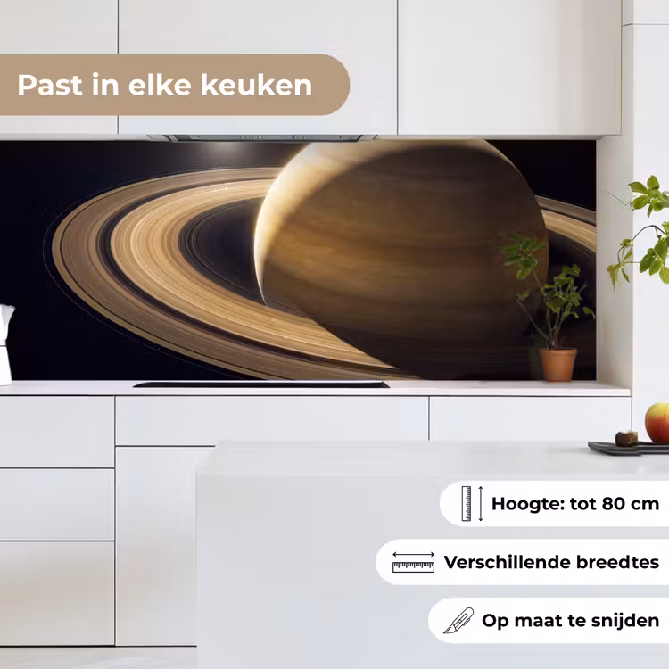 Keuken achterwand - Planeet - Ringen - Ruimte - Planeet - Ringen - Ruimte keuken achterwand 2 middel