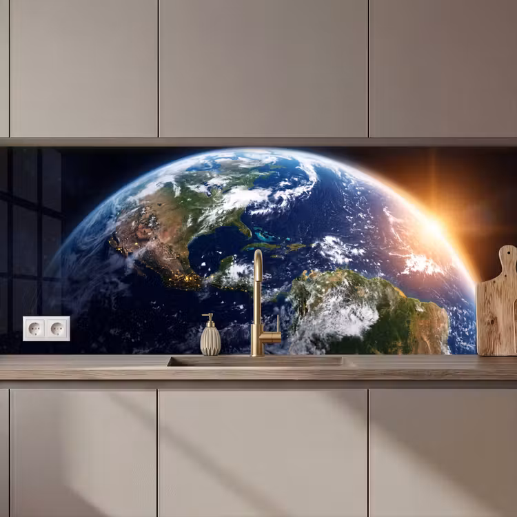 Keuken achterwand - Planeet - Ruimte - Kosmos - Planeet - Ruimte - Kosmos keuken achterwand 2 middel zz_3dshopping