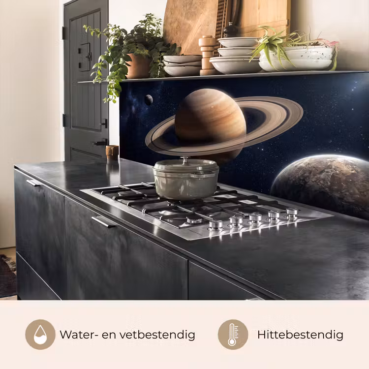 Planeten - Saturnus - Ruimte keuken achterwand 2 middel -usp_NL