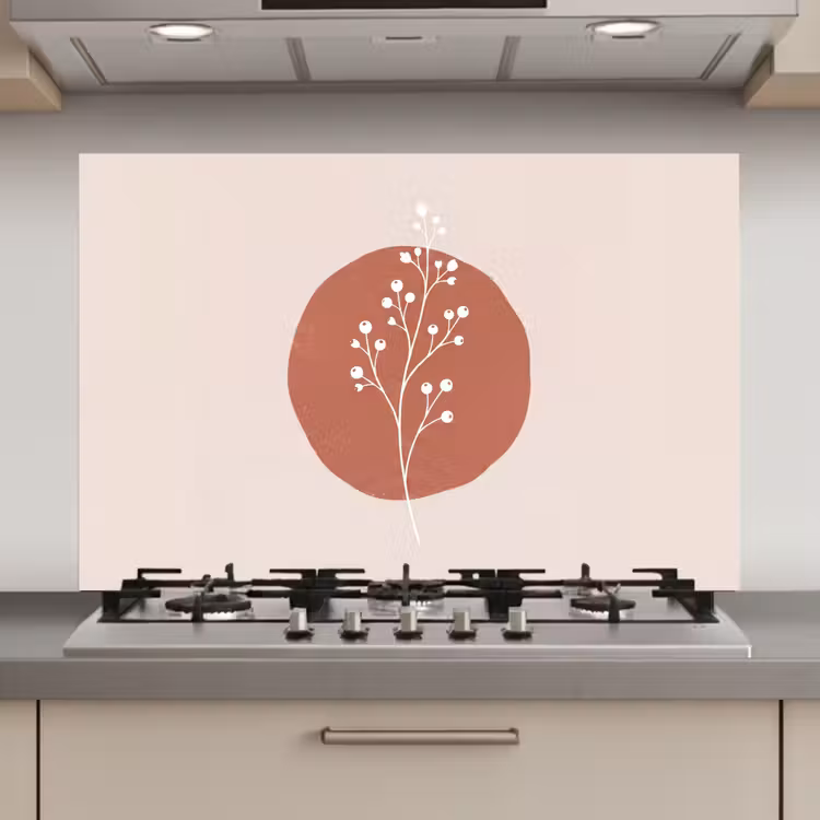 Plant - Tak - Abstract - Modern - Wit keuken achterwand spatscherm klein -3d_website