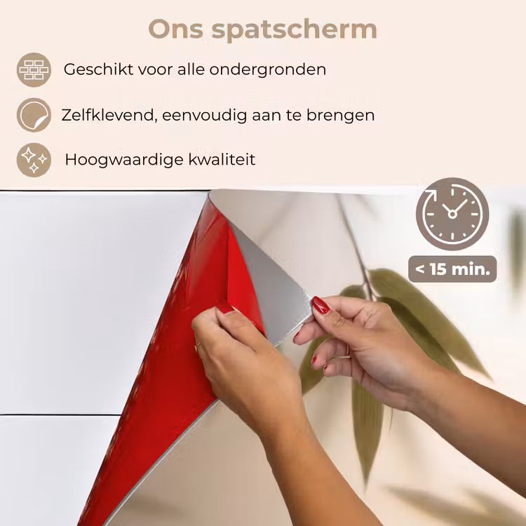 Planten - Bladeren - Natuur - Groen keuken achterwand spatscherm klein -spatscherm_NL