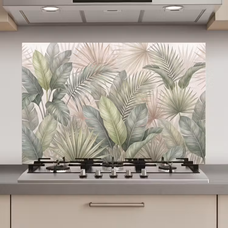 Planten - Tropisch - Bladeren - Groen - Natuur keuken achterwand spatscherm klein -3d_website