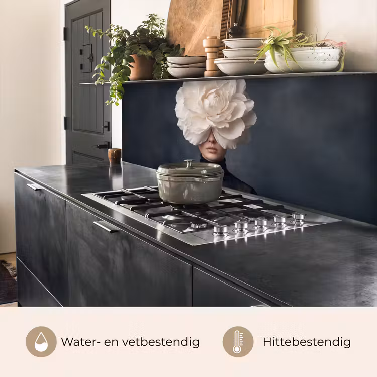 Portret - Mysterieus - Wit keuken achterwand 2 middel -usp_NL