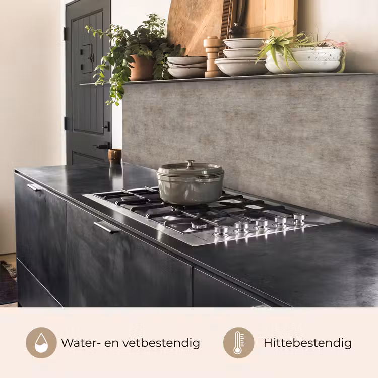 Retro - Beton - Patroon keuken achterwand 2 middel 871 -usp_NL