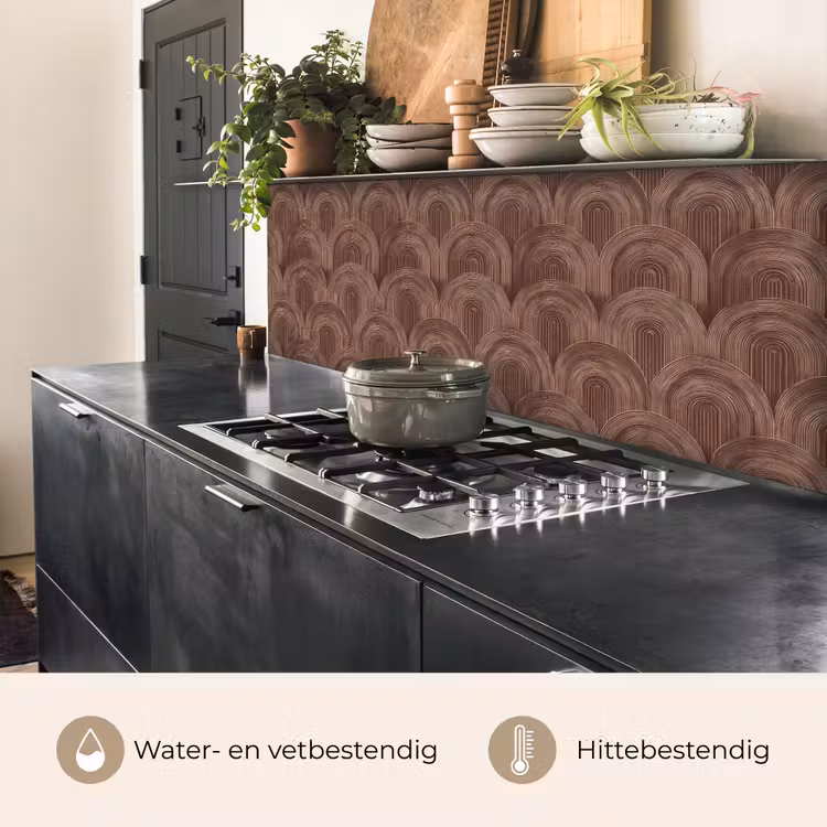 Ritmisch - Effect - Bruin keuken achterwand 2 middel 871 -usp_NL