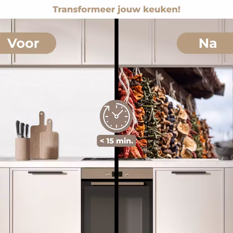 Keuken achterwand - Rode pepers - Eten - Rode pepers - Eten keuken achterwand 2 middel
