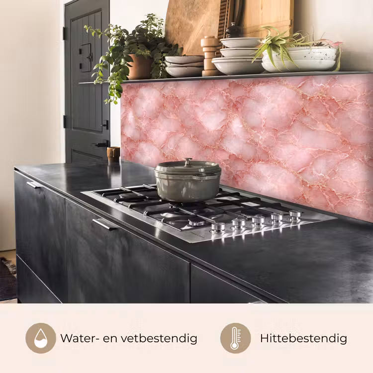 Roze - Kwarts - Goud - Marmer keuken achterwand 2 middel 871 -usp_NL