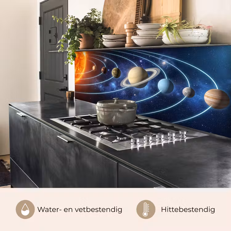 Ruimte - Zonnestelsel - Blauw keuken achterwand 2 middel -usp_NL