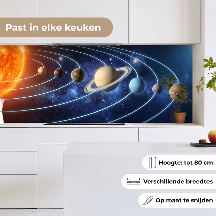 Ruimte - Zonnestelsel - Blauw keuken achterwand 2 middel -sfeer4_NL