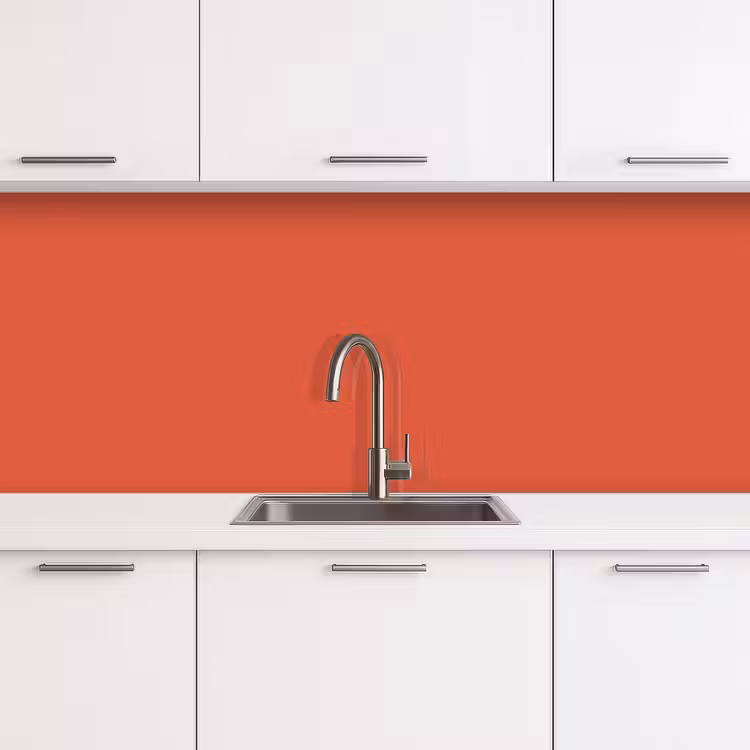 Rustic - Clay - Oranje keuken achterwand 2 middel 871 -3d