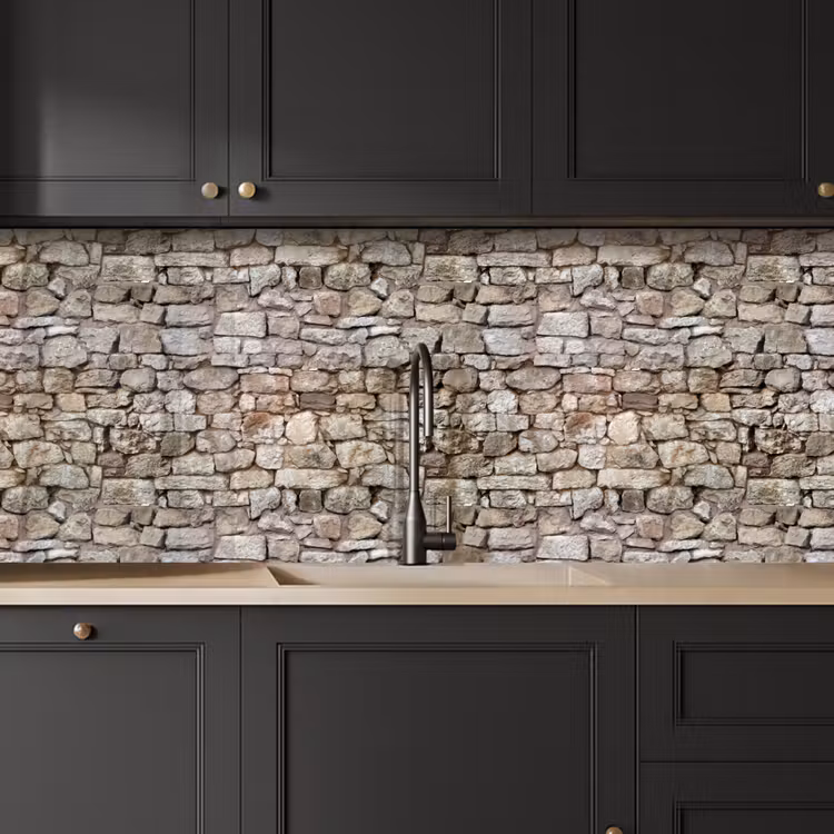 Ruw - Stenen - Muur - Natuurstenen keuken achterwand 2 middel 871 -sfeer1