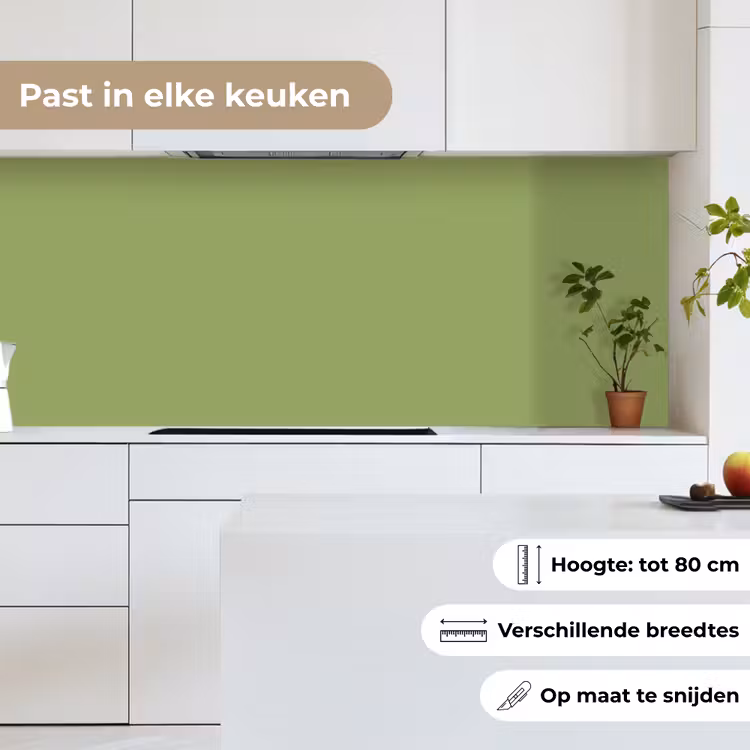 Sage - Green - Groen keuken achterwand 2 middel 871 -sfeer4_NL