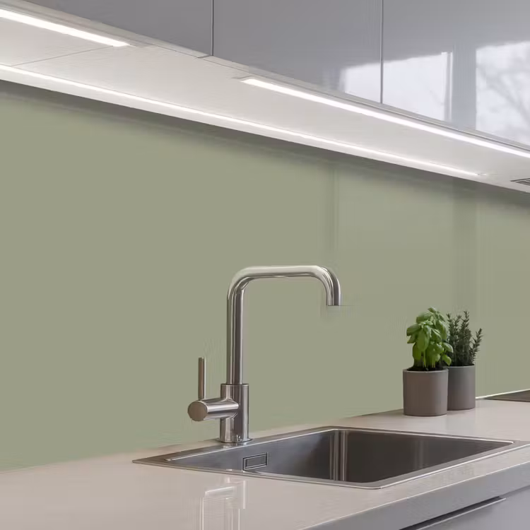 Sage - Mist - Groen keuken achterwand 2 middel 871 -3d_schuin