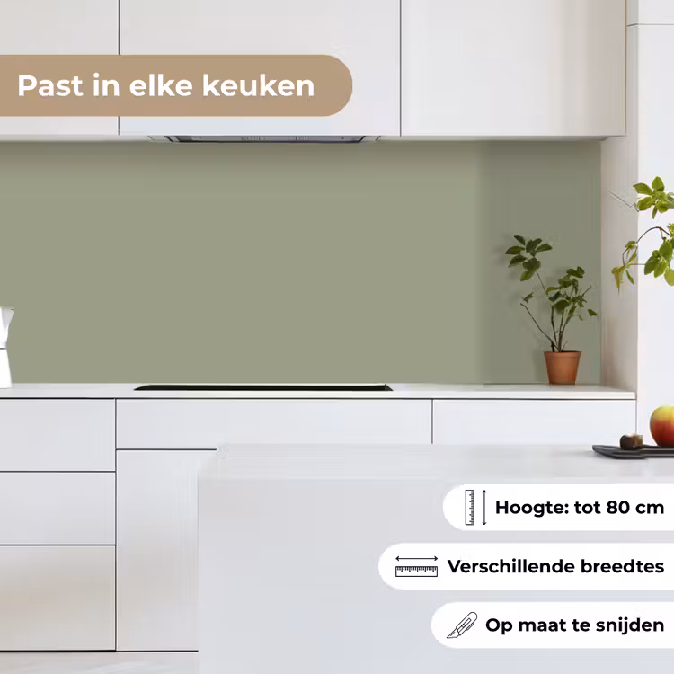 Sage - Mist - Groen keuken achterwand 2 middel 871 -sfeer4_NL
