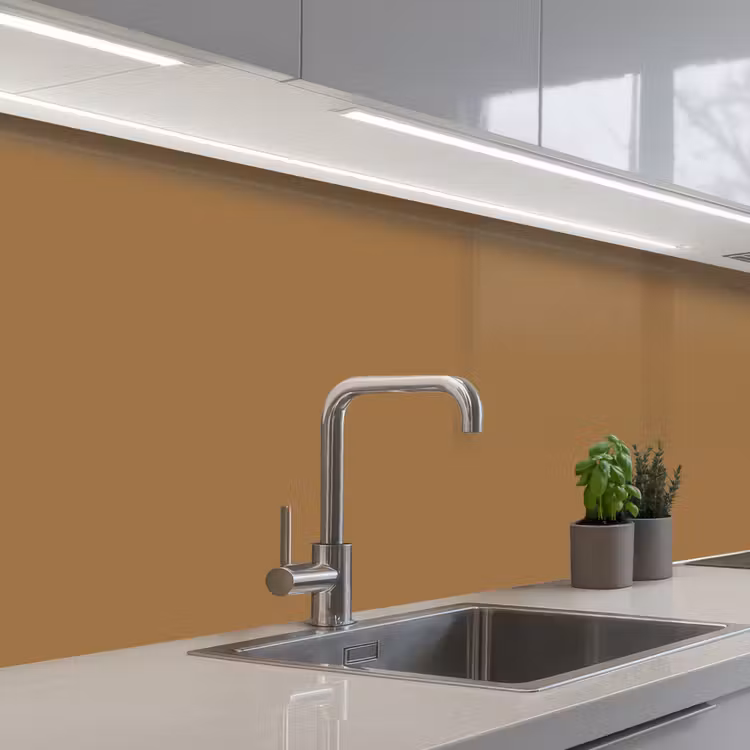 Sahara - Earth - Oranje keuken achterwand 2 middel 871 -3d_schuin