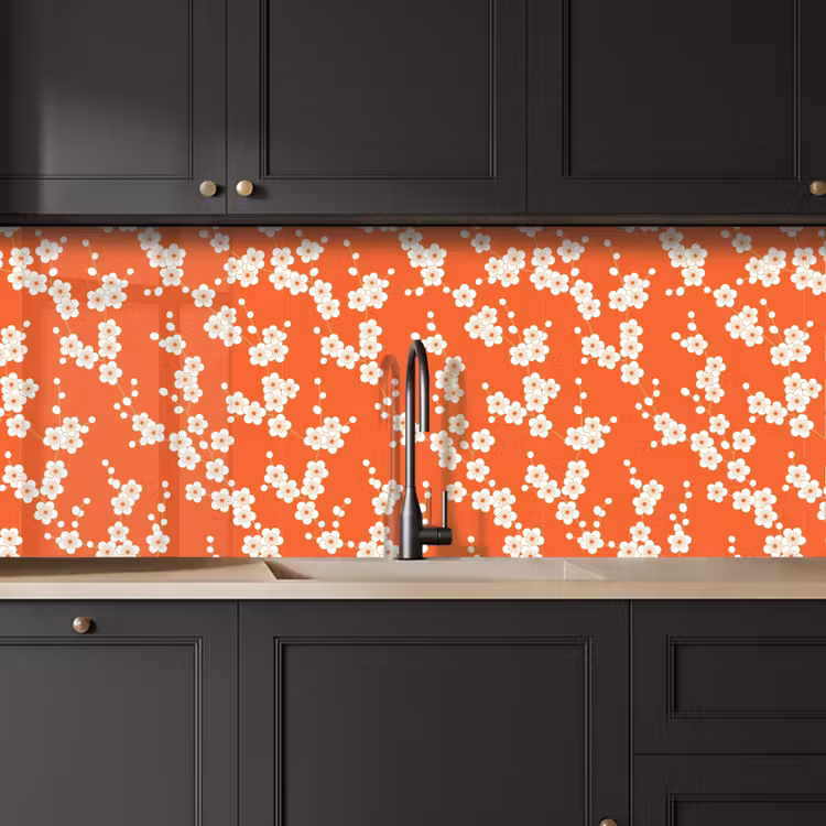 Sakura - Bloemen - Patroon - Japan keuken achterwand 2 middel 871 -sfeer1