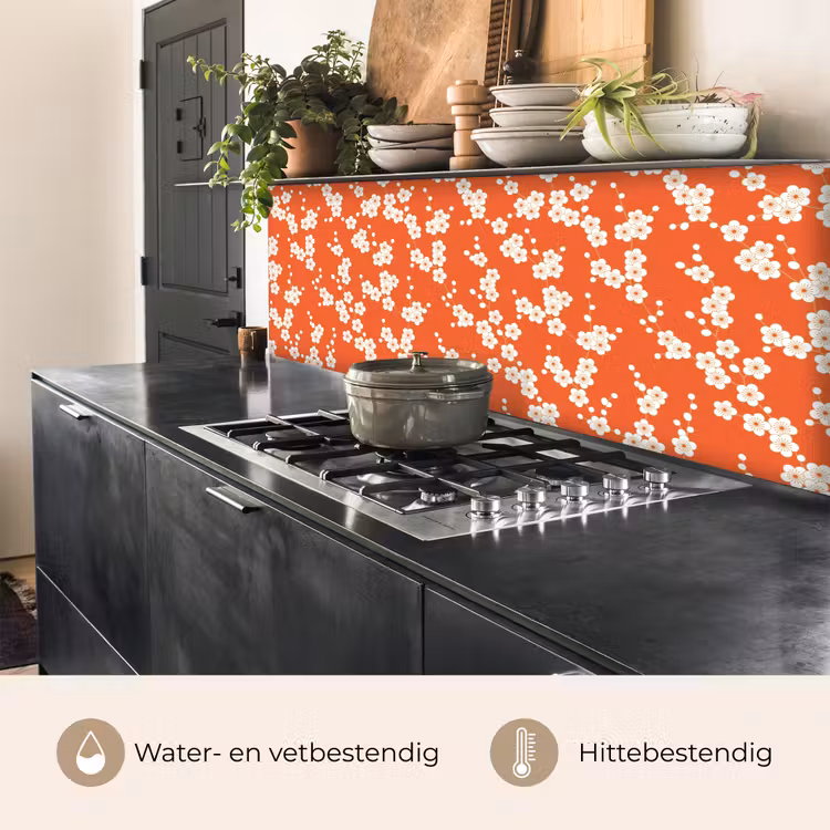 Sakura - Bloemen - Patroon - Japan keuken achterwand 2 middel 871 -usp_NL