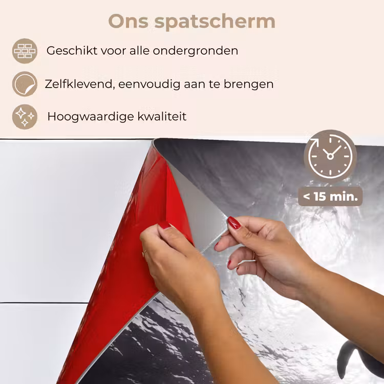 Schildpad - Onderwater - Lichtstralen - Oceaan - Zwart-wit keuken achterwand spatscherm klein -spatscherm_NL
