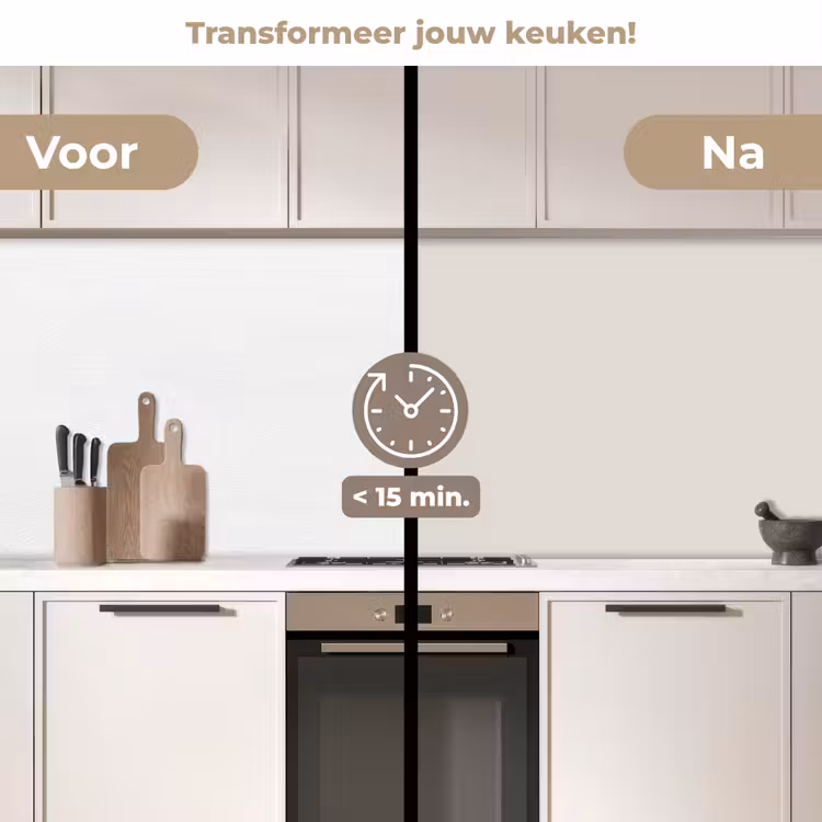Silent - Sandstone - Grijs keuken achterwand 2 middel 871 -voor-na2_NL