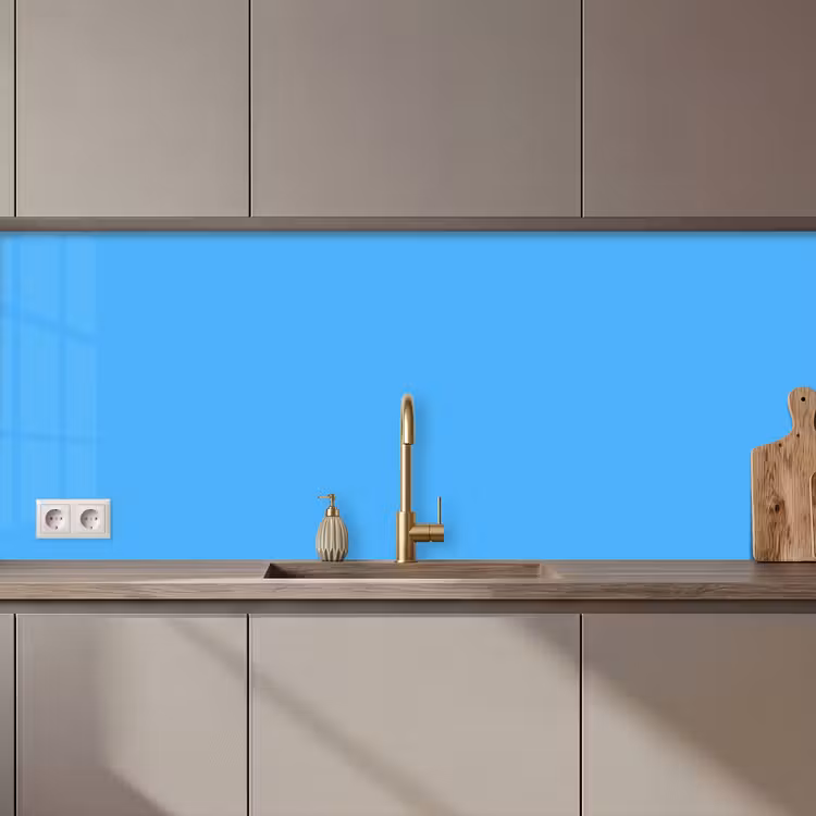 Sky - Blue - Blauw keuken achterwand 2 middel 871 zz_3dshopping