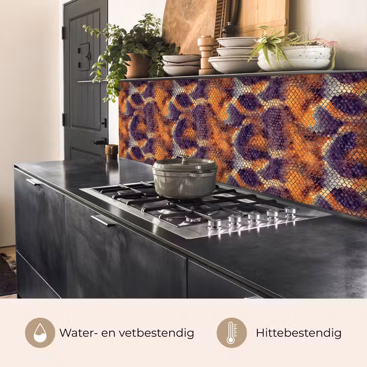 Slang - Schubben - Kleurrijk keuken achterwand 2 middel 871 -usp_NL