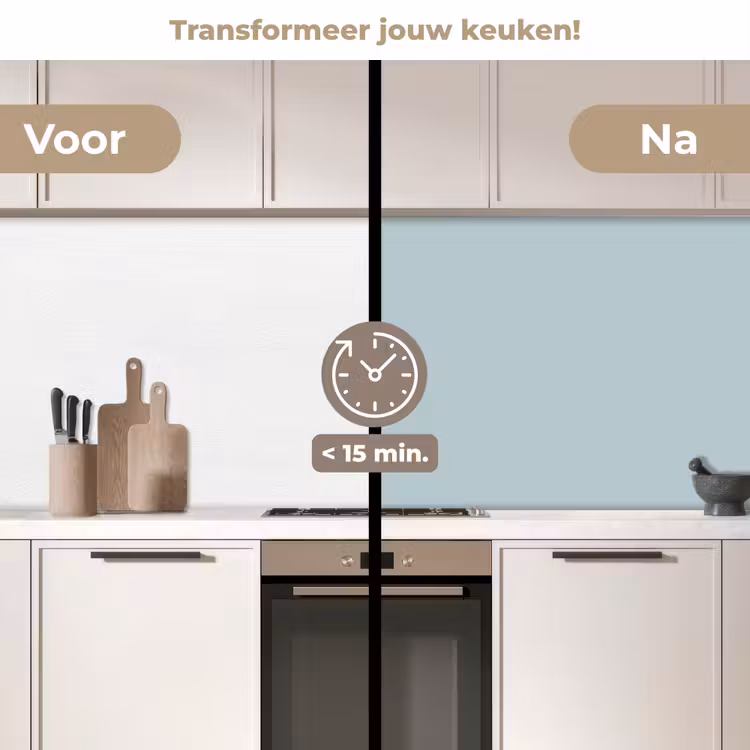 Slate - Blue - Blauw keuken achterwand 2 middel 871 -voor-na2_NL