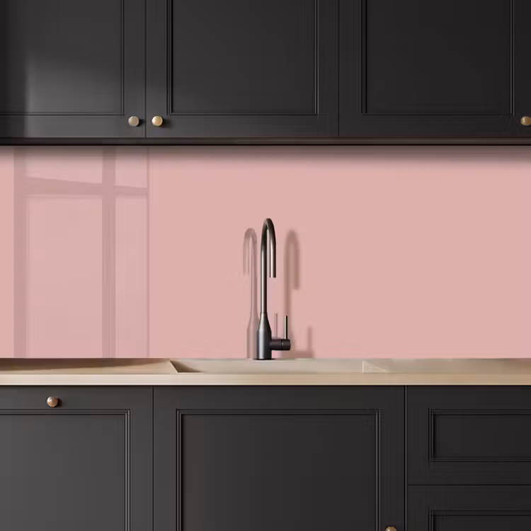 Soft - Blush - Roze keuken achterwand 2 middel 871 -sfeer1
