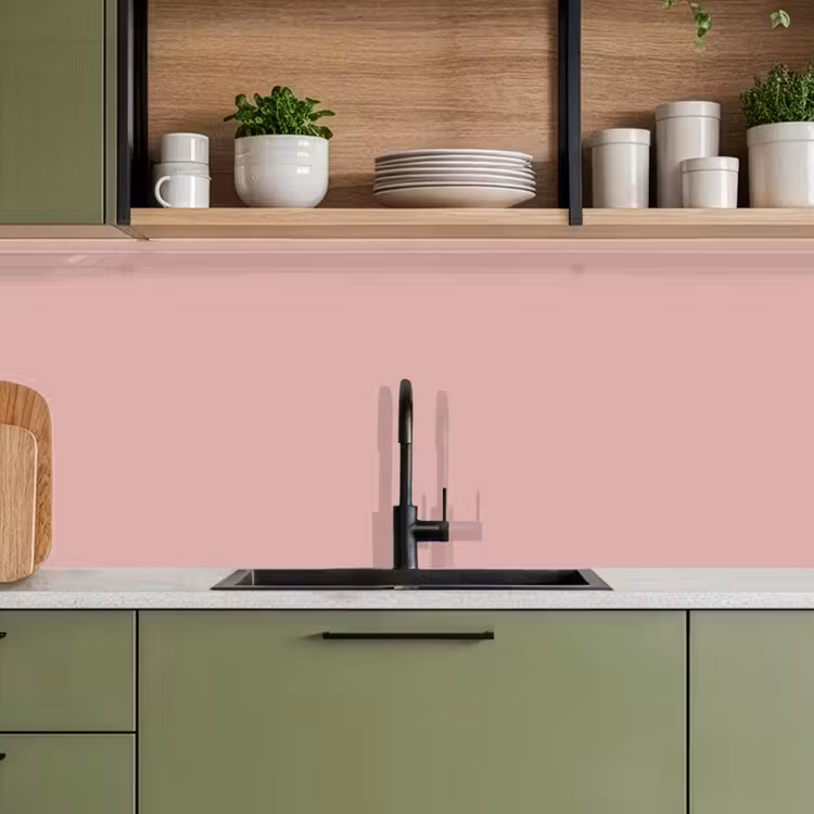 Soft - Blush - Roze keuken achterwand 2 middel 871 -sfeer3