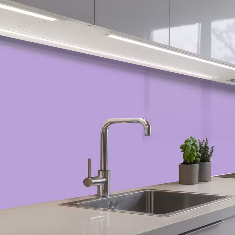 Soft - Lavender - Paars keuken achterwand 2 middel 871 -3d_schuin